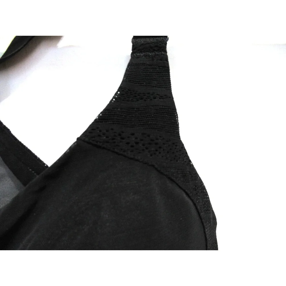 Victoria's Secret Sport Size 32B Lightweight Black Lace Racerback Sports Bra